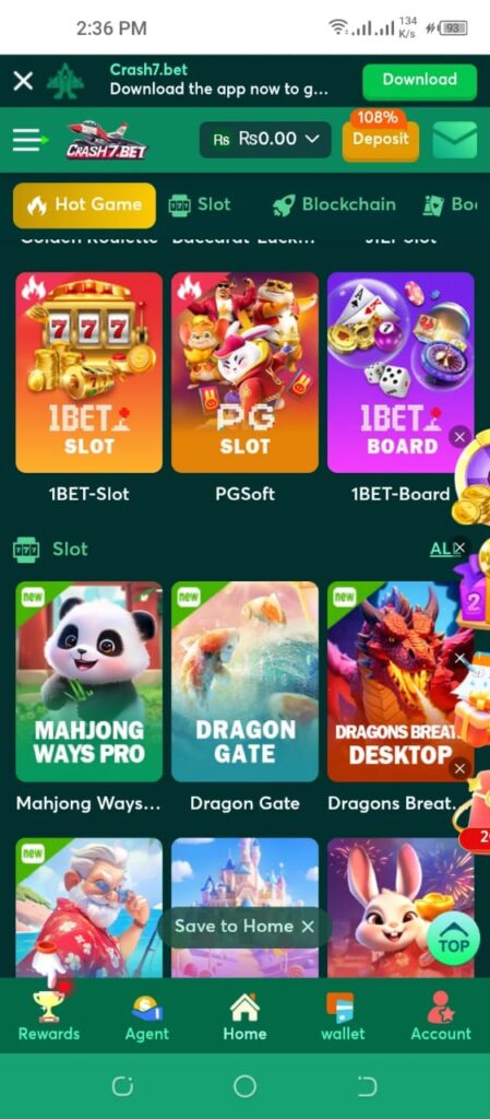 Crash7 Game